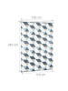 relaxdays Duschrollo Triangle in Bunt - (B)120 x (H)240 cm