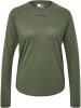 Hummel T-Shirt Raglanärmel Hmlmt Vera Multisport Damen in DEEP LICHEN GREEN