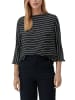 S.OLIVER RED LABEL Langarmbluse in Schwarz