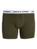 JACK & JONES PLUS 5er-Pack Trunks in Forest Night