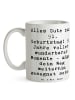 Mr. & Mrs. Panda Tasse Spruch 91. Geburtstag Segen mit Spruch in Weiß