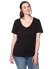 sheego T-Shirt in schwarz