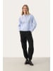 PART TWO Langarm-Hemd CaronnePW Relaxed fit in Blue Stripe