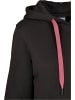 Urban Classics Urban Classics Damen Ladies Contrast Drawstring Hoody in black