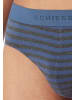 Schiesser Rio Slip / Unterhose 95/5 Cotton in Dunkelblau / blau