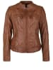 H.I.S Lederjacke Lederjacke "SALINA" in cognac