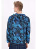 MO Men Jacket in Blue Multicolor