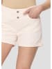 QS Jeans-Hose kurz in Creme