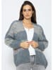 SASSYCLASSY Oversize Strick-Cardigan in Grau