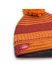 Eisbär Nona Oversize Pompon Bommelmütze Unisex in orange