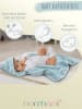 normani 2x Baby Wickeltücher aus Bio-Baumwolle in Hellblau