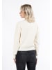 myMo Damen Strickjacke in Wollweiss