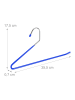 relaxdays 40x Hosenbügel in Blau