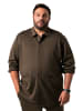 Men Plus Hemd in dunkles olive