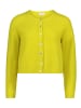 CARTOON Strick-Cardigan mit Rundhalsausschnitt in Neon Yellow