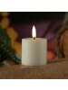 Uyuni LED Mini Kerze Thea Uyuni Timer bis 400 Std. H: 4,5cm in weiß