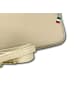 Florence Florence Umhängetasche Leder beige ca. 22cm