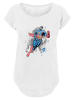 F4NT4STIC Long Cut T-Shirt Marvel Avengers Captain America Splash in weiß