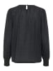 Kaffe Langarm-Bluse KAroca in Black Deep
