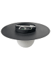 Beliani Deckenleuchten TARDES in Schwarz - (W) 36 x (H) 19 x (L) 36 cm