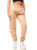 DAILY COTTON Jogginghose - im Straight-Fit als Lange Trainingshose Sweatpants in Taupe