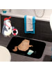 Mr. & Mrs. Panda Badematte Katze Wasserglas ohne Spruch in Schwarz