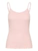 SAINT TROPEZ Ärmellose Bluse GruSZ Gerade Passform in Chalk Pink Melange