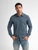 Petrol Industries Hemd mit Allover-Muster Surfcrest in Blau
