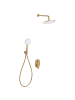 Beliani Wannenarmaturen TINGUIRIRICA in Gold - (W) 25 x (H) 175 x (L) 41 cm