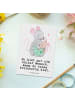 Mr. & Mrs. Panda Postkarte Erzieherin Herz mit Spruch in Weiß