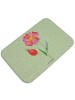 Mr. & Mrs. Panda Badteppich Blume HageRundunge ohne Spruch in Blattgrün