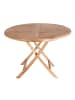 ebuy24 Gartentisch Oline Holz 100 x 100 cm
