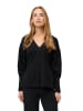 Zero  Sweatshirt mit Knopfleiste in Black Beauty