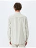KOTON Shirt in Marineblau Gestreift