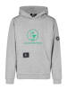 SCHIETWETTER SCHIETWETTER Hoodie Logoprint Toni in grey mel/neon green