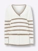 Heine Streifenpullover in sesam-ecru-geringelt