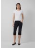 QS Jeans-Hose 3/4 in Schwarz