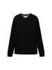 Tom Tailor Pullover BASIC CREWNECK in Schwarz