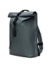 RAINS Rolltop - Rucksack 16" 48 cm (blue desk) in dark grey