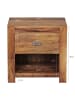 KADIMA DESIGN Nachttisch MUMBAI aus Massiv-Holz 40 x 40 x 30 cm