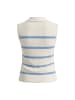 usha BLUE LABEL Women Sweater in Sky Blue Stripes