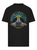 F4NT4STIC T-Shirt NASA STS 132 Atlantis Mission Badge Distressed in schwarz