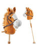 tectake Hobby Horse - Kindgerechtes Spielpferd mit Plüsch