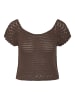 Noisy may Strickoberteil in Chocolate Brown