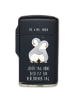 Mr. & Mrs. Panda sturmfeuerzeug Pinguine Kuscheln mit Spruch in Schwarz