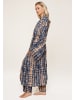 Linga Dore Linga Dore Kimono in Tie dye dark denim/apricot