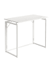 relaxdays Schreibtisch in Weiß - (B)80 x (H)74 x (T)40 cm