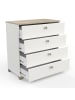 CALICOSY Kommoden IZZY in Helles - (W) 79,7  x (H) 85,1  x (L) 41,9  cm