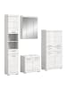 ebuy24 Badmöbelset Scout Weiß 186 x 34 cm