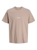 Jack & Jones T-shirt in Mocha Meringue